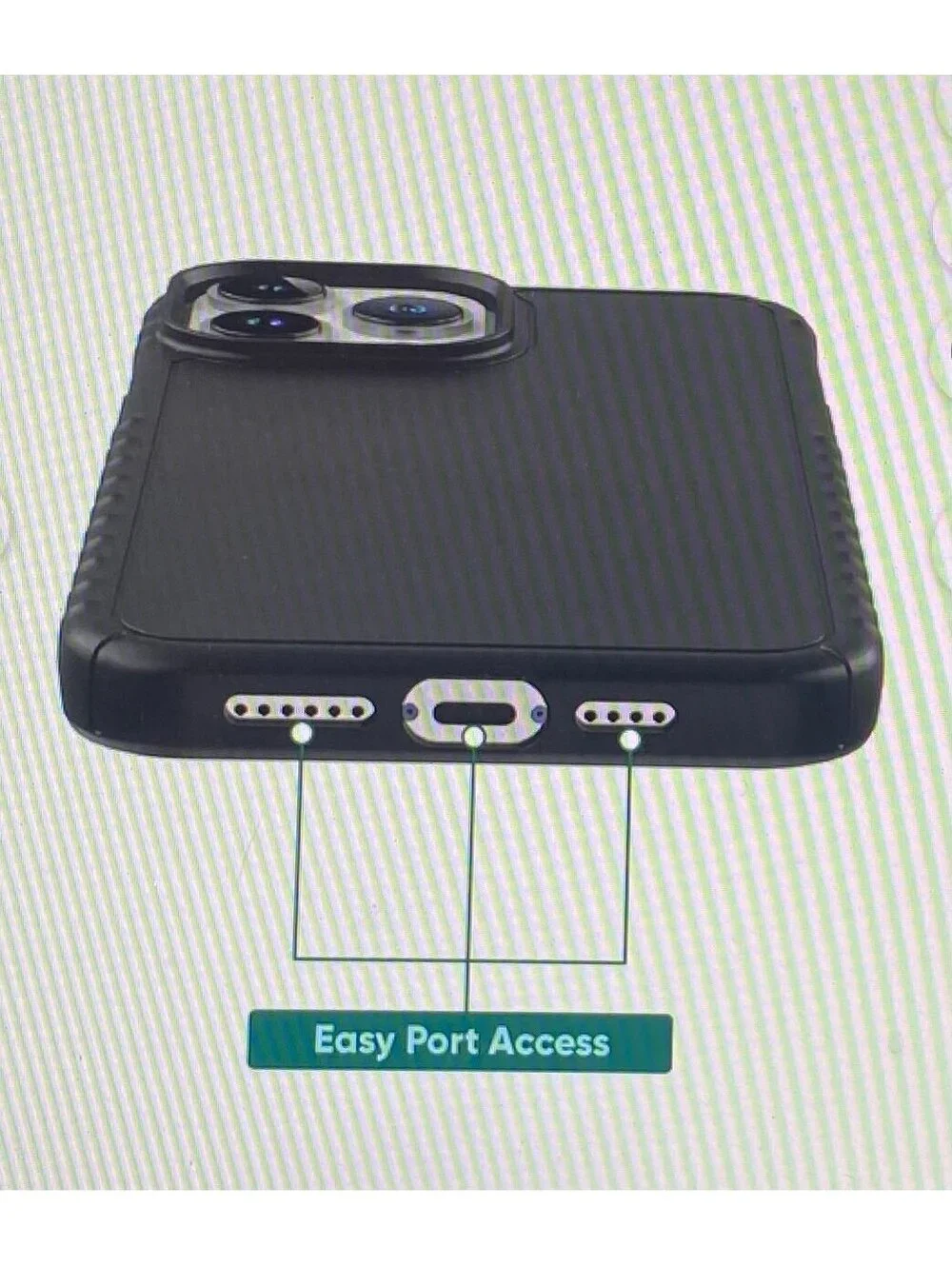 Onn Case for iPhone 13/12 Pro Max Black
